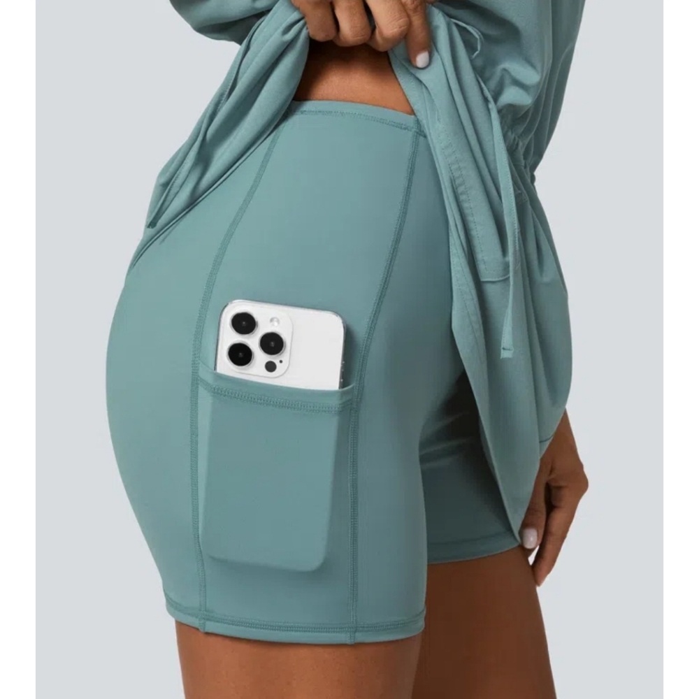 Halara Breezeful Backless Multiple Pockets Drawst… - image 4